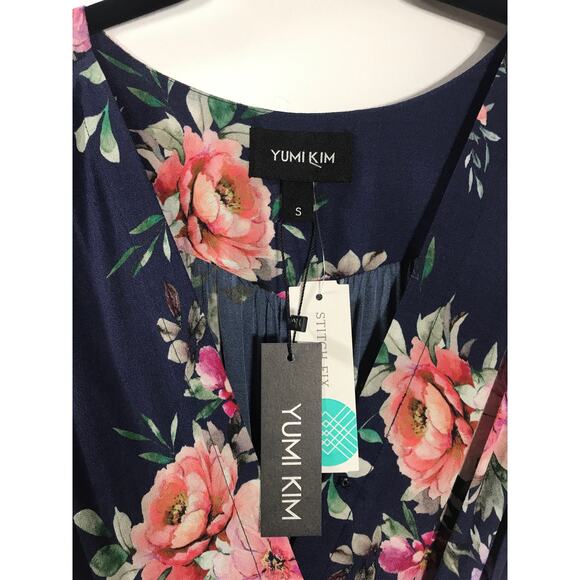 New Yumi Kim Lexey Wrap Dress Sweet Darling Sleeve Summer Wedding Guest Vacation - Picture 2 of 12